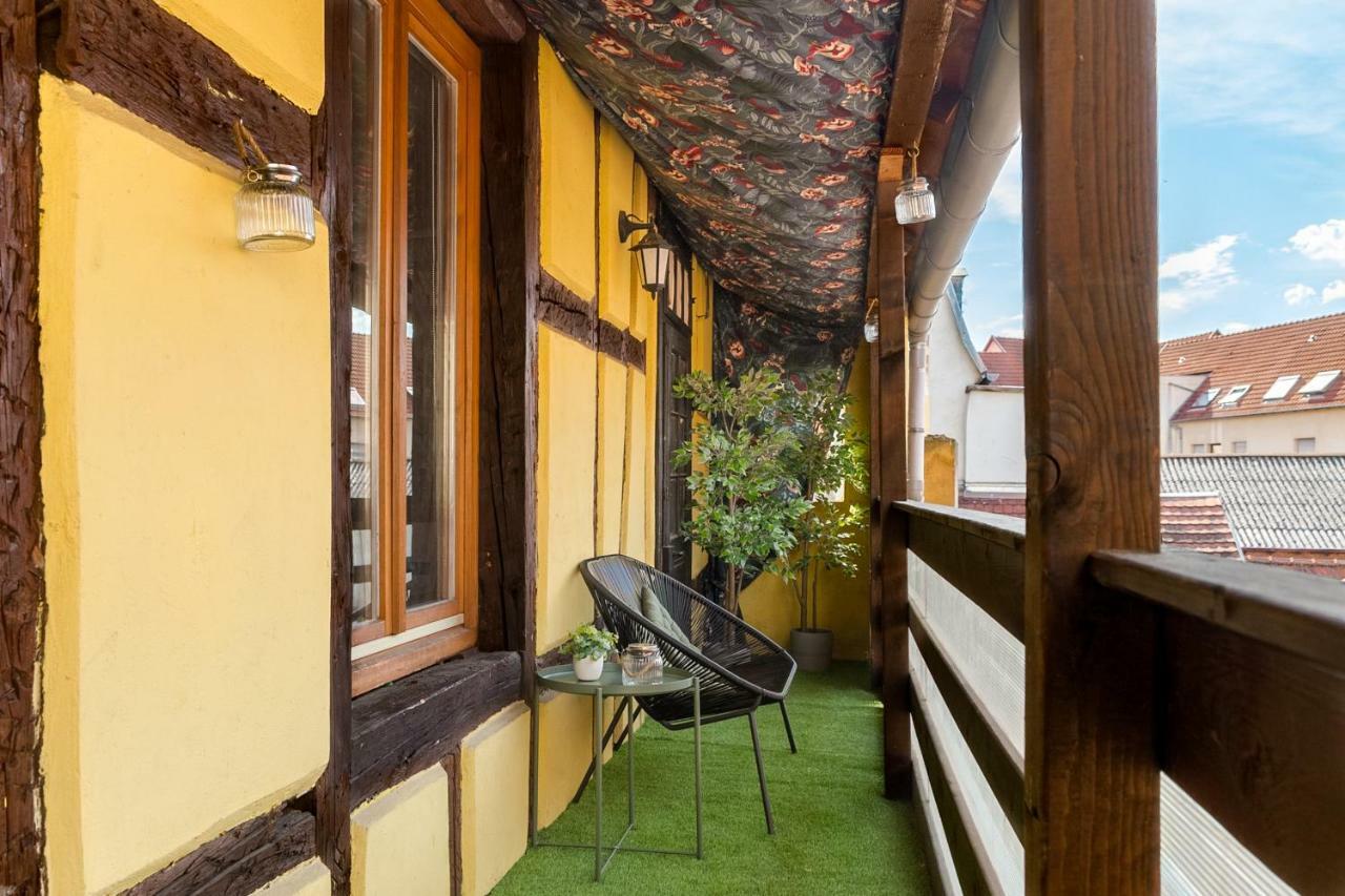 Appartement Pandore - Colmar City Center - Balcony ภายนอก รูปภาพ